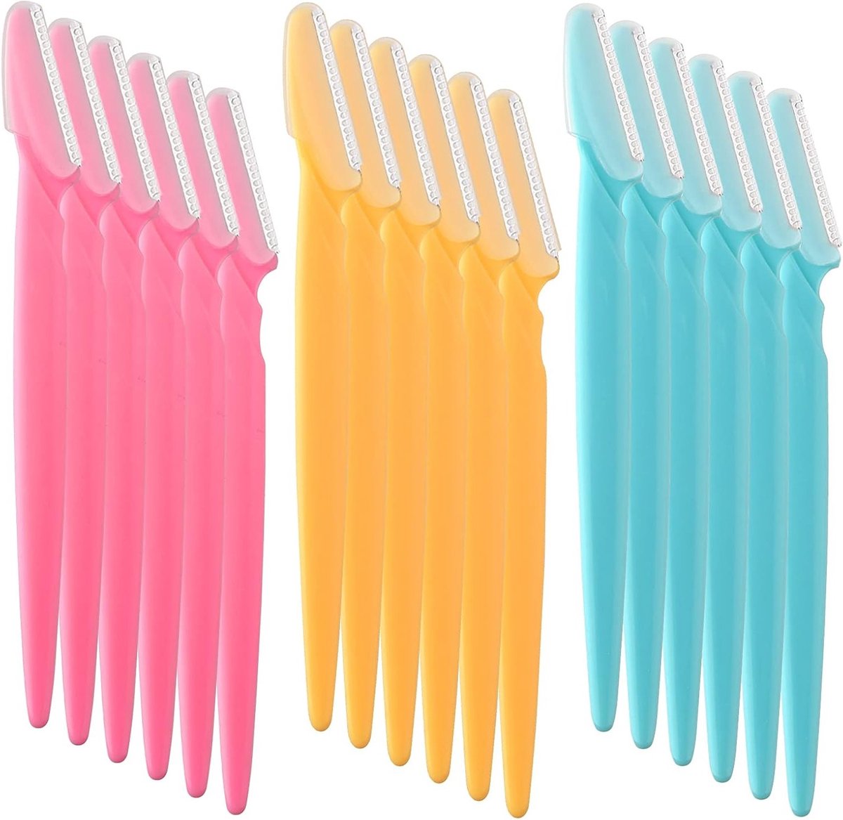 30 Stuks Oogbrauw Scheermesjes voor Vrouwen, Draagbare Gezichtsscheermesjes voor Dermaplaning en Verwijderen van Gezichtsbeharing