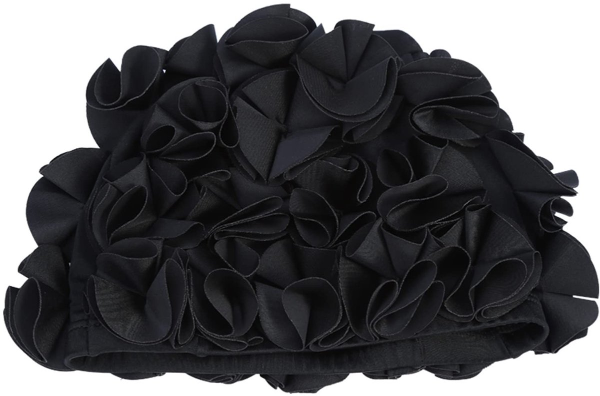 Dailygoody - Zwemhoed Bloemen - Waterdichte Zwemmuts - Elastisch en Comfortabel - Geschikt voor Dames - Lang Haar - Ideaal voor Zomer en Zwembad