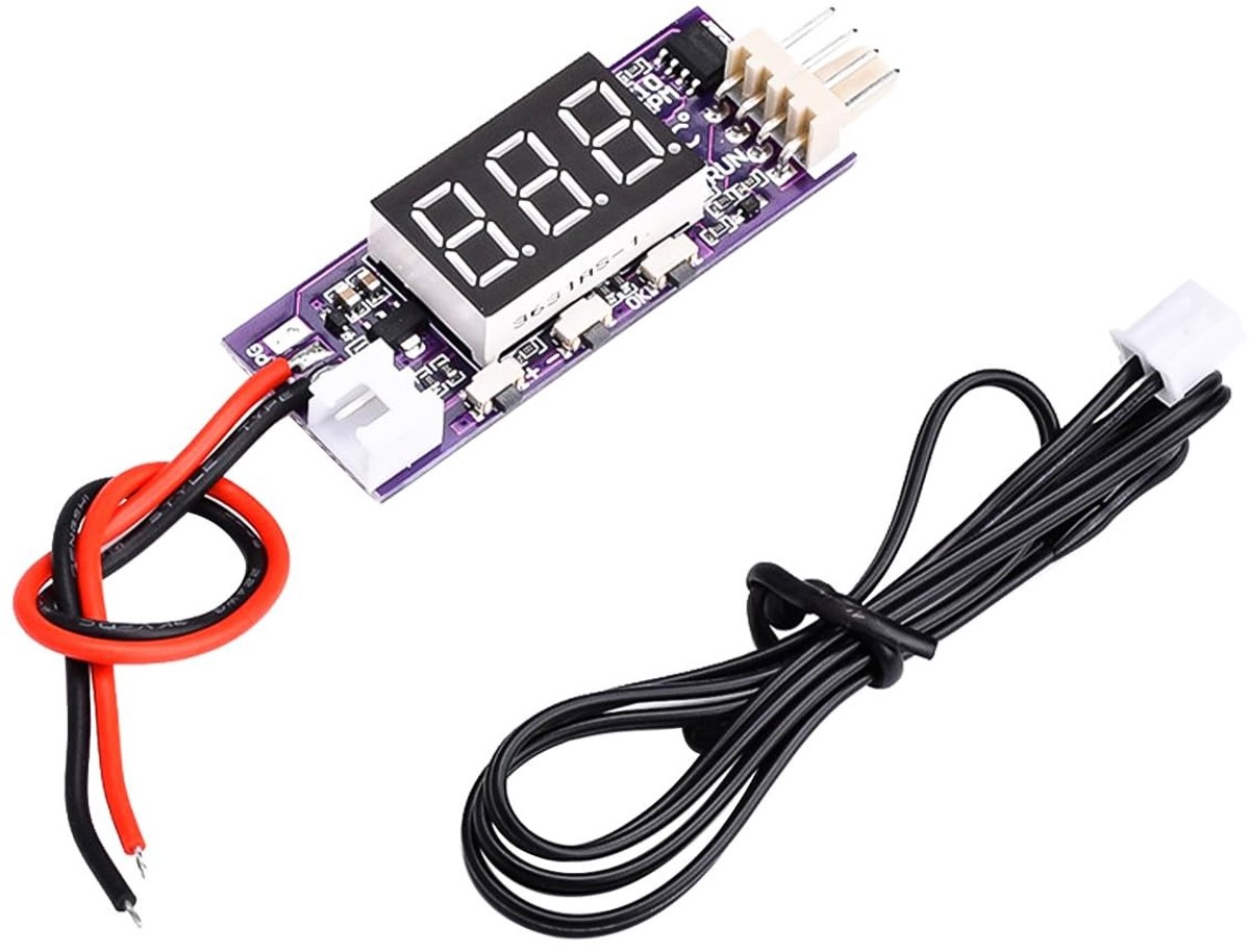 Dailygoods - Dailygoody - PWM Fan Speed Controller - Automatische Temperatuurregeling - Inclusief NTC Sensor - DC 12V - Voor Koeling - Efficiënte Ventilatie - Gesc...