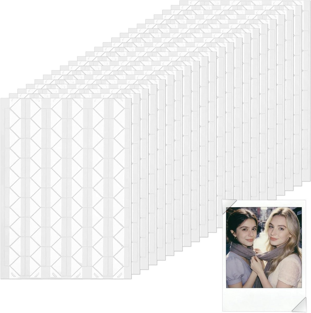2040 Stuks Zelfklevende Fotohoeken voor Plakboeken, Albums en Ambachtelijke Projecten