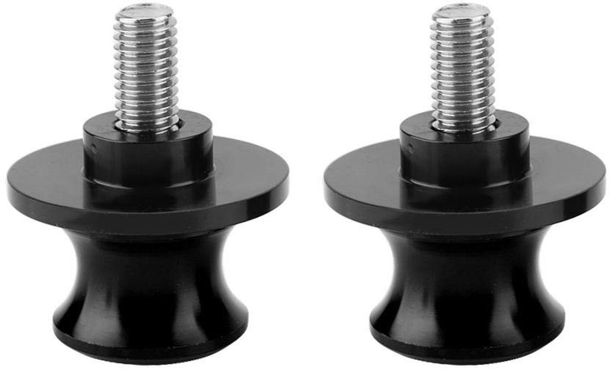 Dailygoods - Dailygoody - Motorcycle Swing Arm Stand - Achterstand - Zorgt voor stabiliteit - Zwart - Achterbrug Klossen - Geschikt voor motoren - 2 stuks 8mm