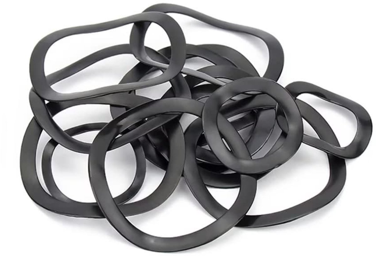 Dailygoods - Dailygoody - Compressieringen - Golfveren - Optimale voorspanning - M4x7x0.25mm - 200 stuks - Ideaal voor diverse toepassingen - Sluitringen voor