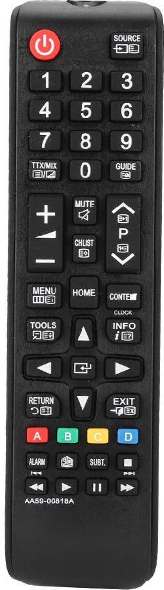 Dailygoods - Dailygoody - TV Afstandsbediening - Universeel - Groot en gebruiksvriendelijk - Comfortabel handgevoel - Vervangingsoplossing voor Hisense - Geschikt