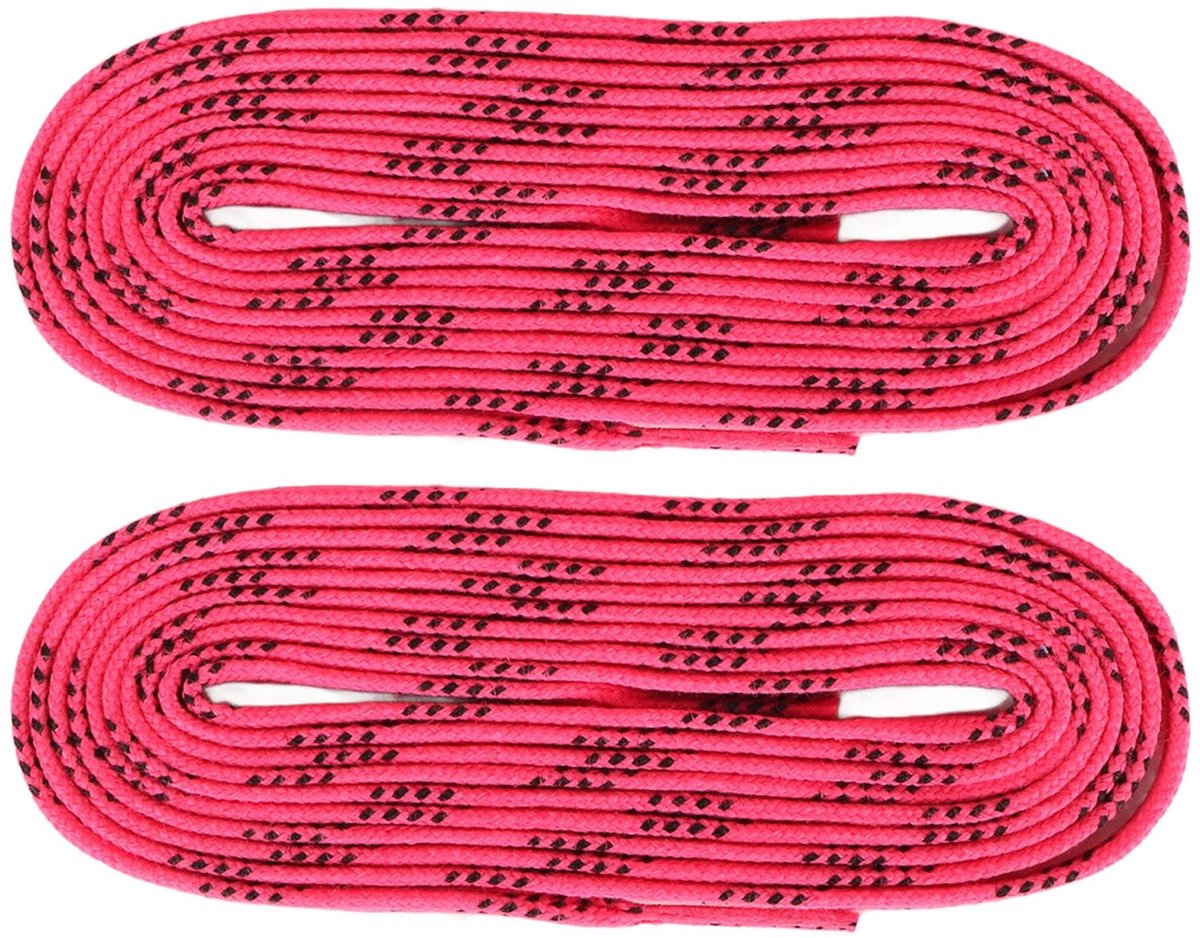 Dailygoods - Dailygoody - Gewaxte Hockey Skate Veters - Duurzaam - 2 Paar - Skate Accessoires - Skate Veters - Geschikt voor Schaatsen - Polyester Katoen