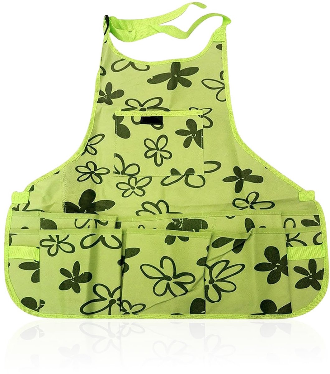 Dailygoods - Dailygoody - Tuinschort - Tuingereedschap - Verstelbaar en duurzaam - Groen - Oxford-stof - Geschikt voor tuinieren - One size