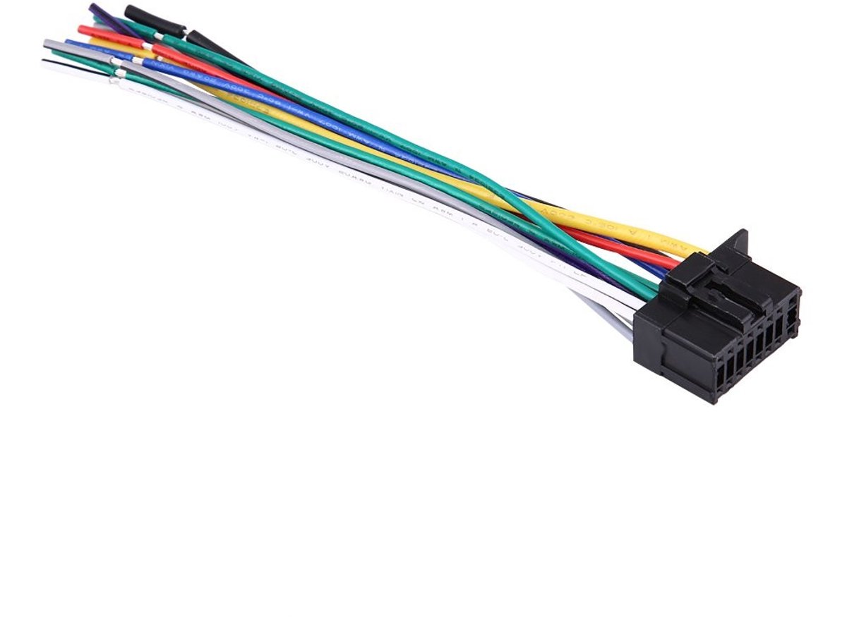 Dailygoods - Dailygoody - 16-pins automatische kabelboom - Autoradio Stereo Wire Harness - Hoogwaardige gegevensoverdracht - Kunststof + metaal - Geschikt voor Pio...
