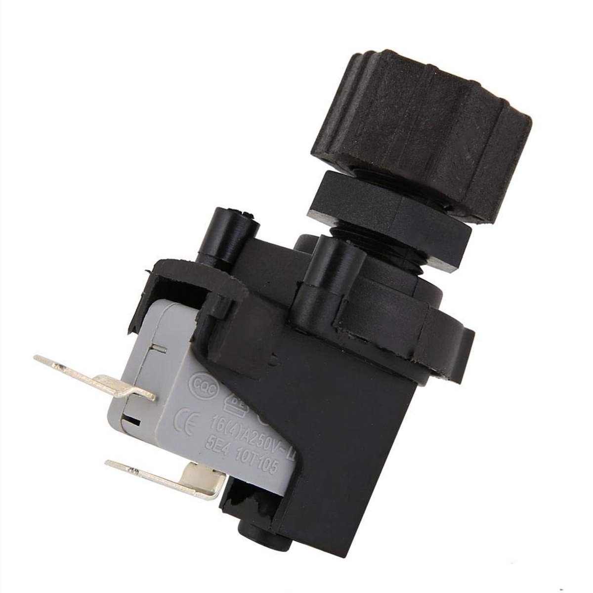 Dailygoods - Dailygoody - Differentiële Druksensor - Pneumatische Schakelaar - Compact - 125-250V - Micro Switch - Ideaal voor HVAC-toepassingen - Zwart