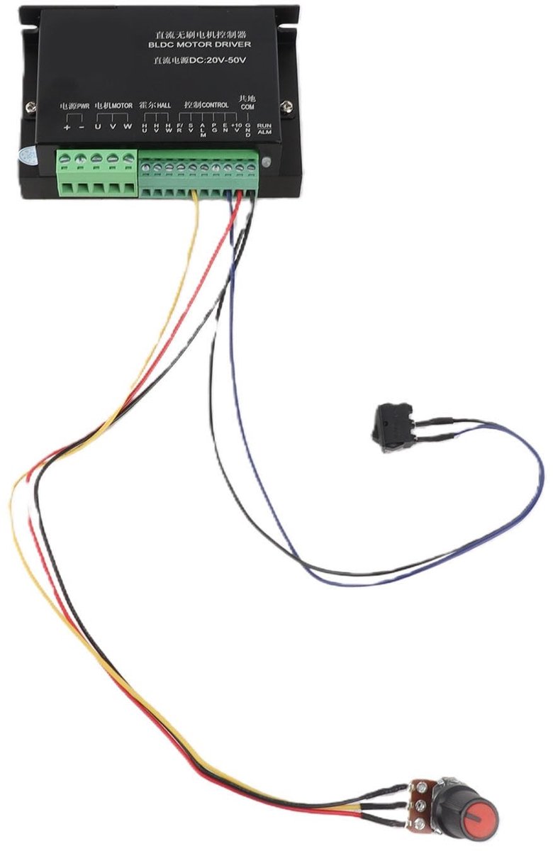 Dailygoods - Dailygoody - Dc 48V 500W Cnc Bldc Controller - Borstelloze Motor Driver - Ideaal voor Spindle toepassingen - Compact en Lichtgewicht - Geschikt voor C...