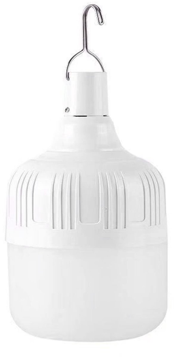 Dailygoody - Verstelbare LED-noodlamp - USB-oplaadbaar - Lange verlichtingstijd - Warm wit licht - Geschikt voor tuin en camping - Ideaal voor buiteng...