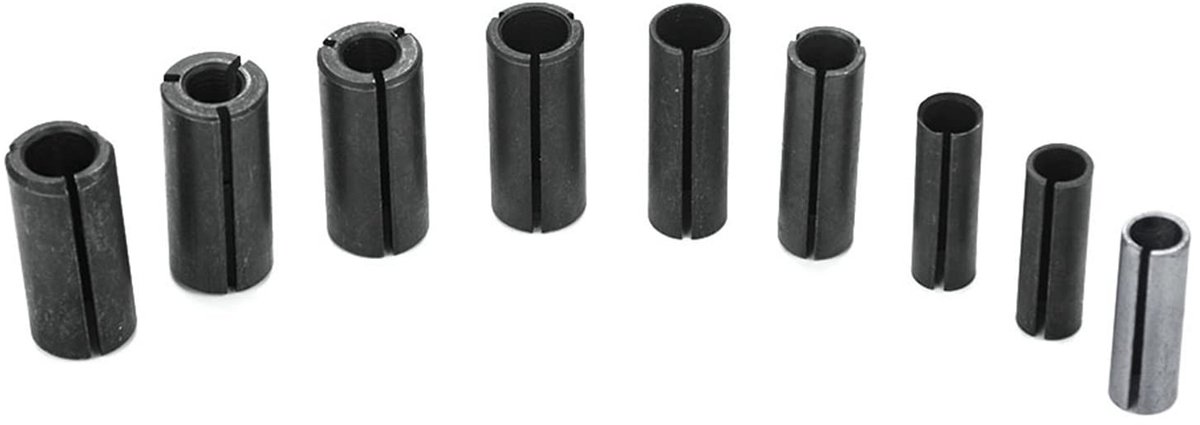 Dailygoods - Dailygoody - Ter 8 Mm Spantang - Router Spantangadapter - Houtbewerkingsgereedschap - 12,7 Millimeter - Slijtvast en flexibel - Voor precisiewerk - Ge...