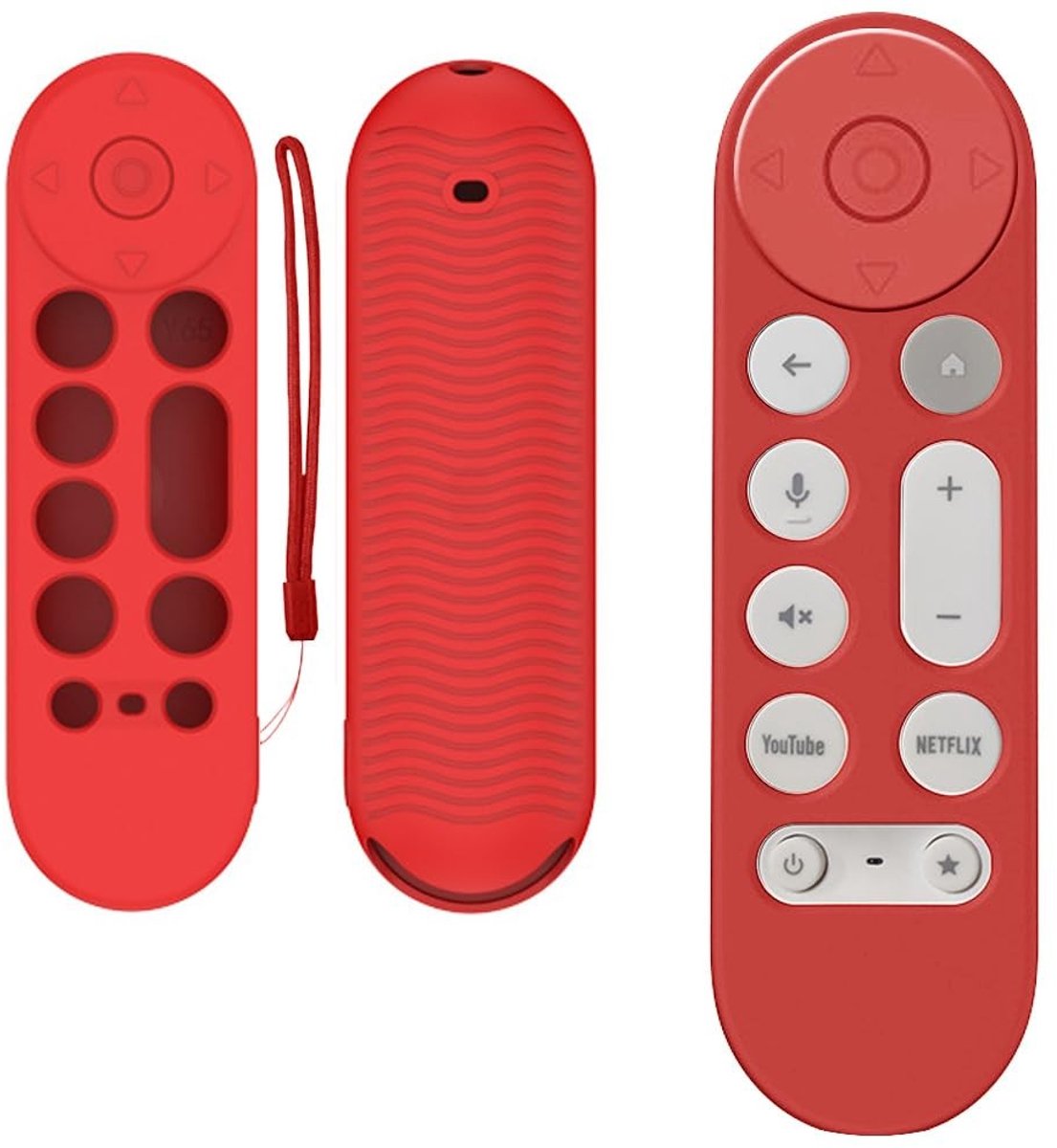 Dailygoods - Antislip Siliconen Afstandsbediening Hoes voor Google TV Remote 4K