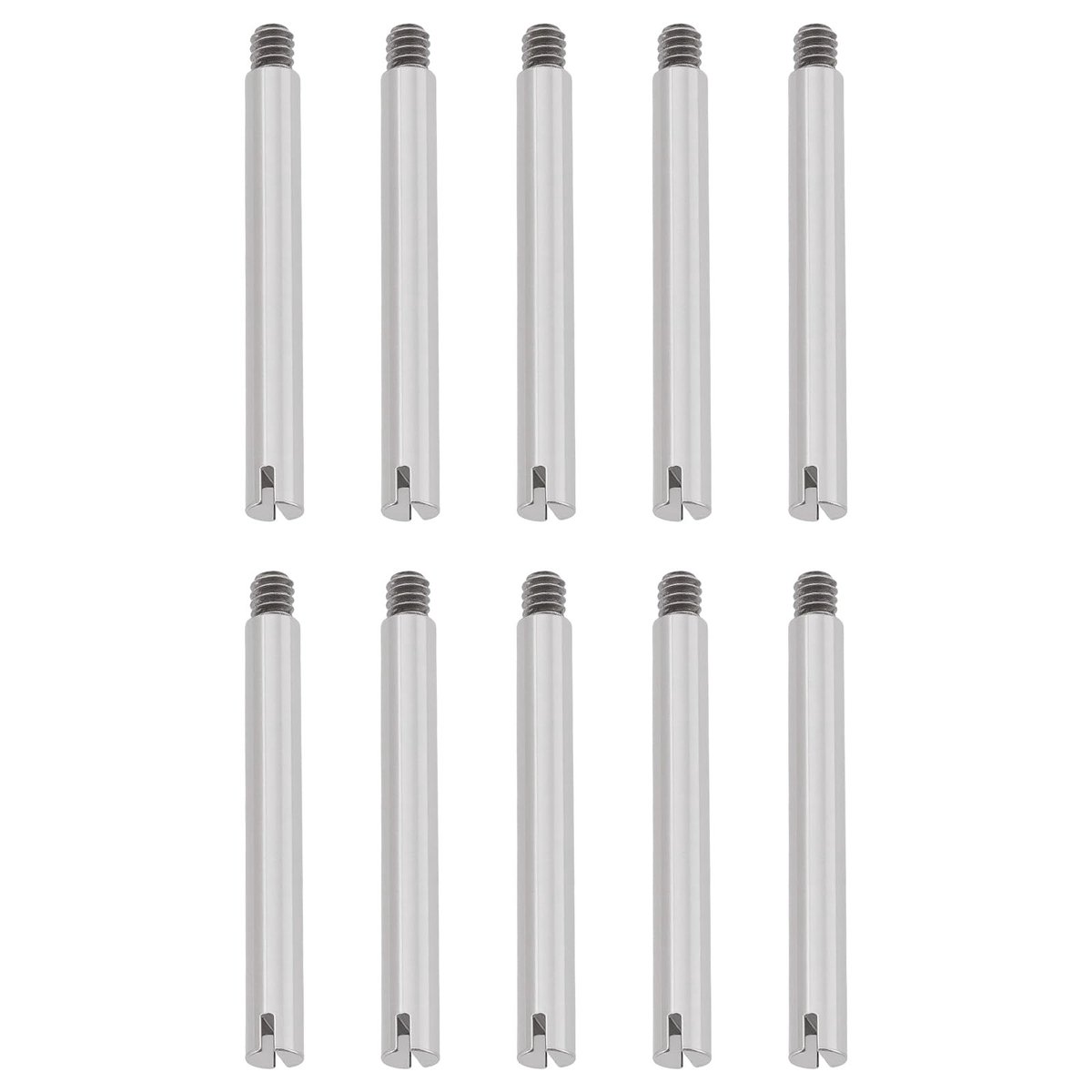Dailygoods - Dailygoody - Verbinding Schroefdraad - M1.4 x 15.5 x 1.7mm - Voor Horloges - 10x Stuks - Precisie en Kwaliteit - Onderdeel - Geschikt voor Horlogemake...