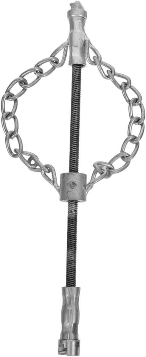 Ketting voor afvoerreiniging, 16 mm, flexibele buisreiniger voor vet en verstoppingen, ideaal sanitair gereedschap voor keuken en badkamer, eenvoudig in gebruik en effectief