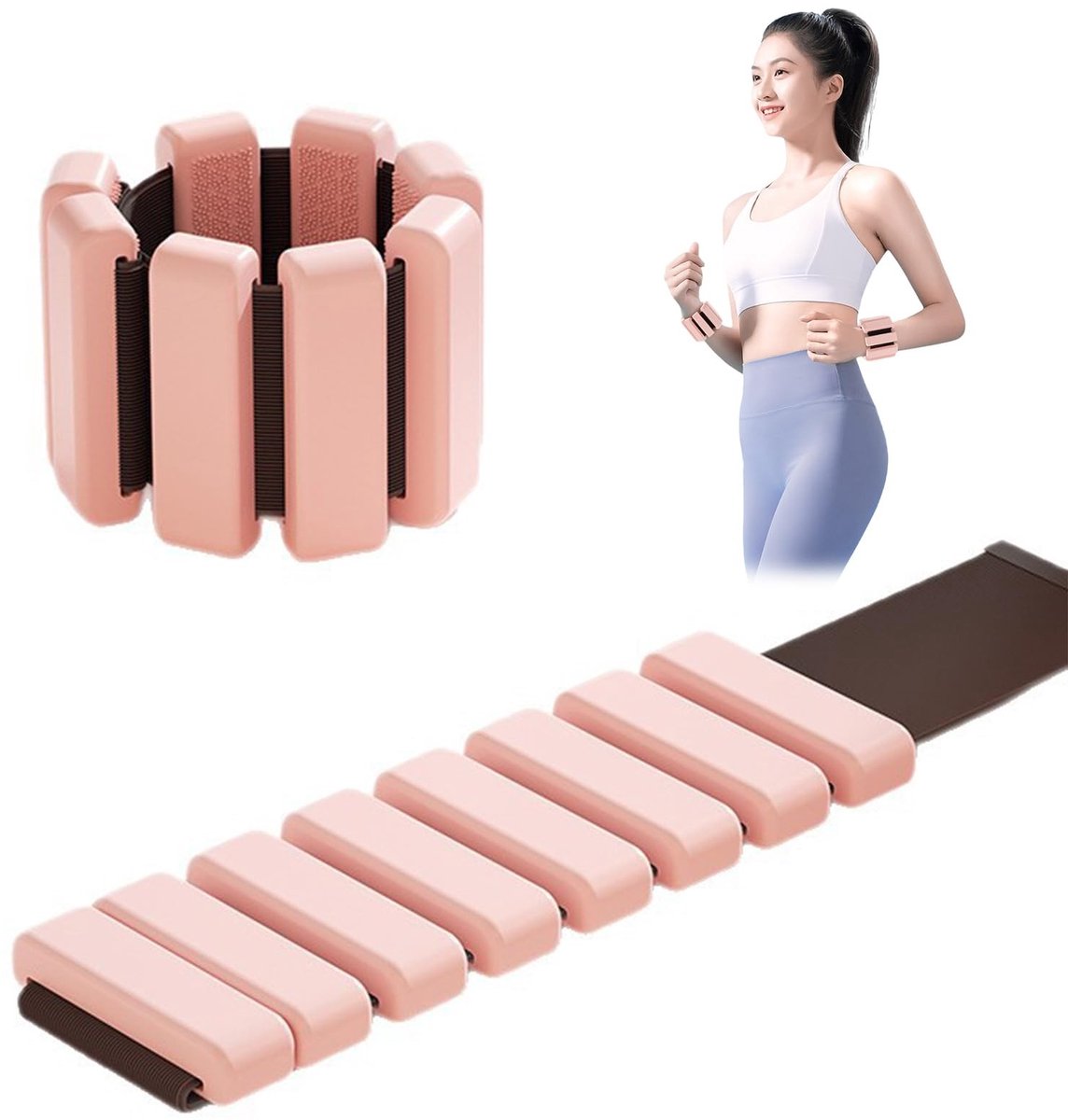 Dailygoods - Verstelbare Gewichtsmanchetten voor Yogasessies en Cardio