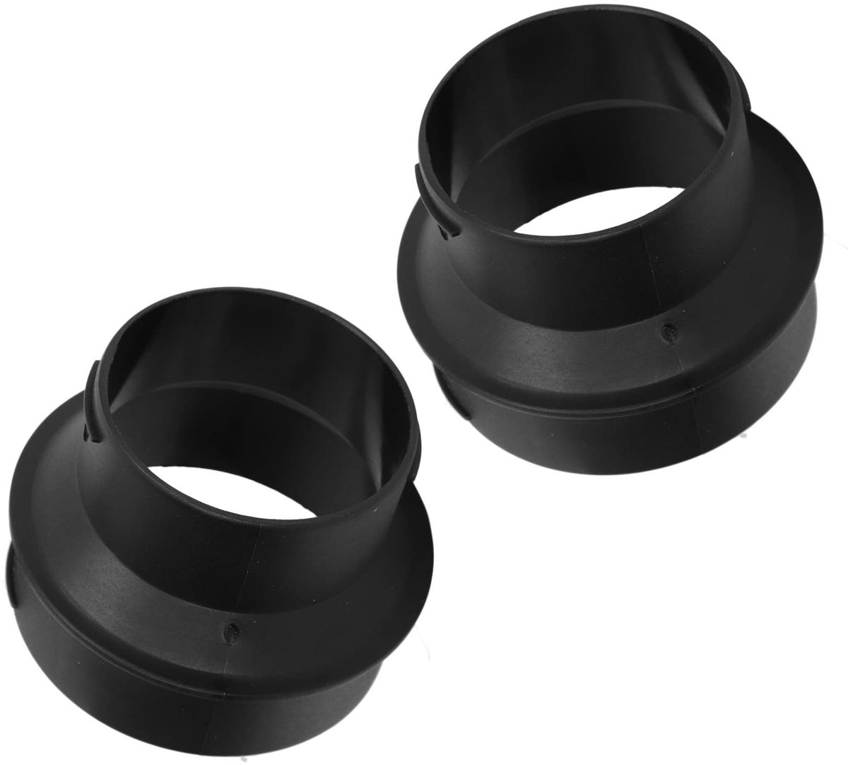 Dailygoods - Dailygoody - Uitlaat-uitlaatverbindingsstuk - Standkacheladapterbuizen - Hoogwaardige kwaliteit - Zwart - Slangverbinding - Geschikt voor Webasto