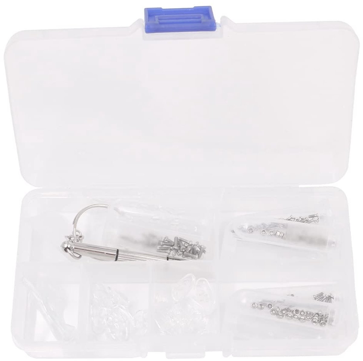 Dailygoods - Siliconen Neuspads en Reparatie Set voor Brillen