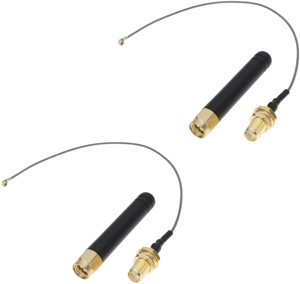 Dailygoods - Dailygoody - Antenne Connector Set - 2 Sets - Voor SIM-800L GPRS GSM Module - Verbeterde ontvangst - Eenvoudige installatie - Geschikt voor verschille