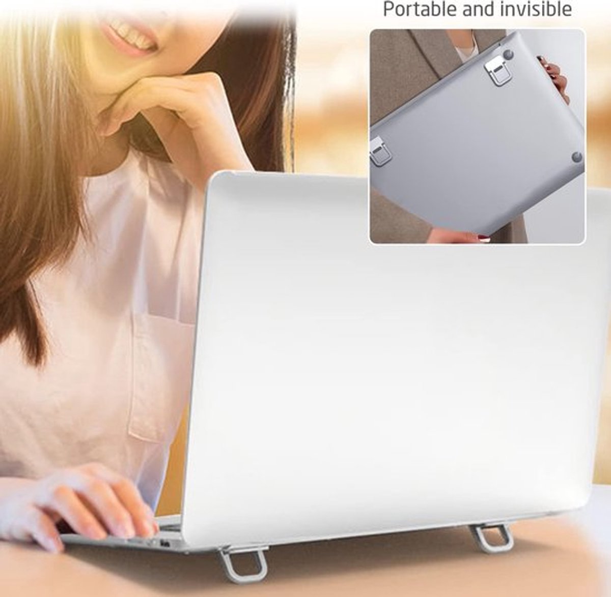 Laptopstandaard, Antislip - Laptophouder, Ergonomische LaptopverhogerHobbypakket