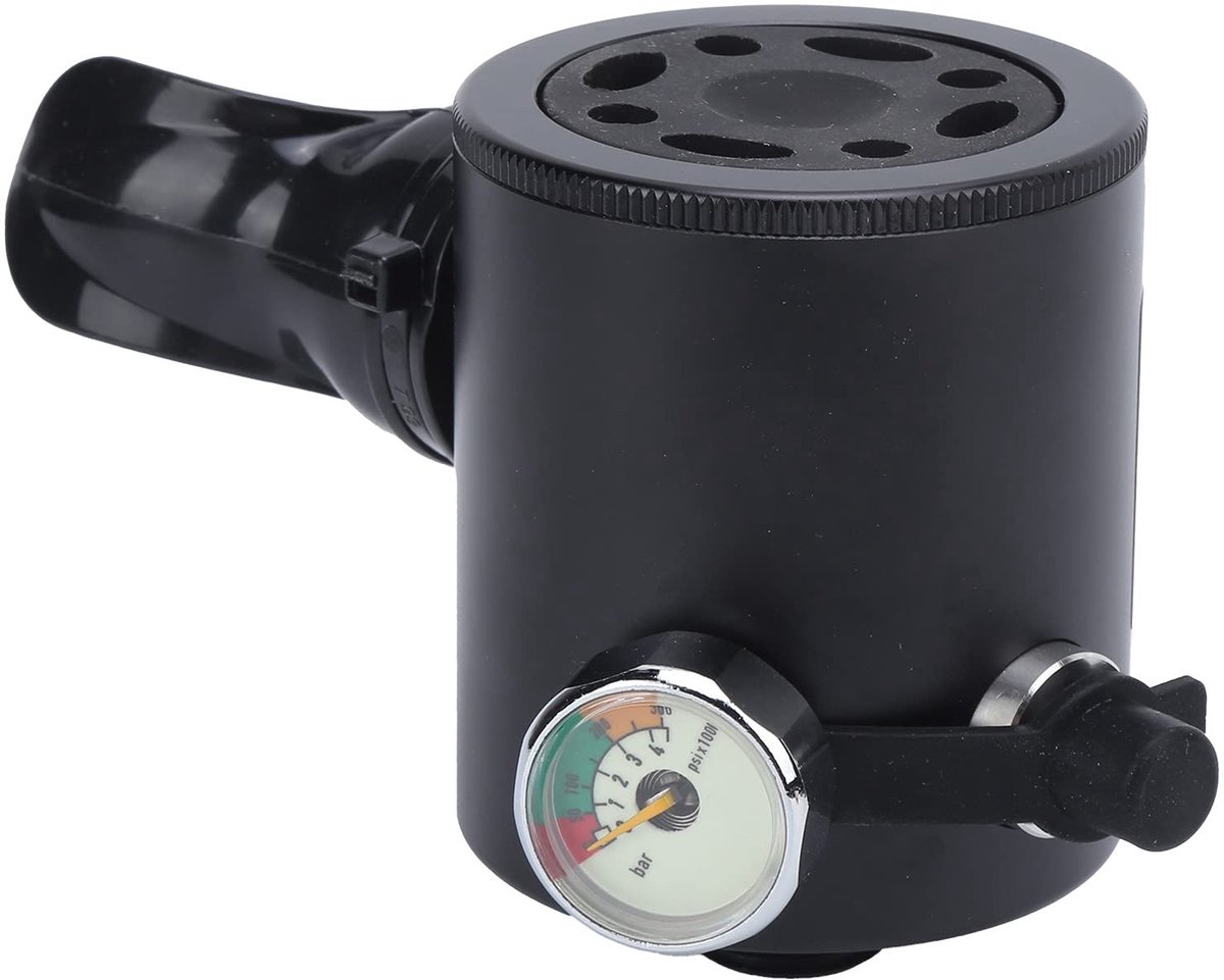 Dailygoody - Duikregelaars - Scuba Octopus - Waterbestendig - Drukmeter - Luminous - Ergonomisch Mondstuk - Geschikt voor Duikers - Compact Formaat