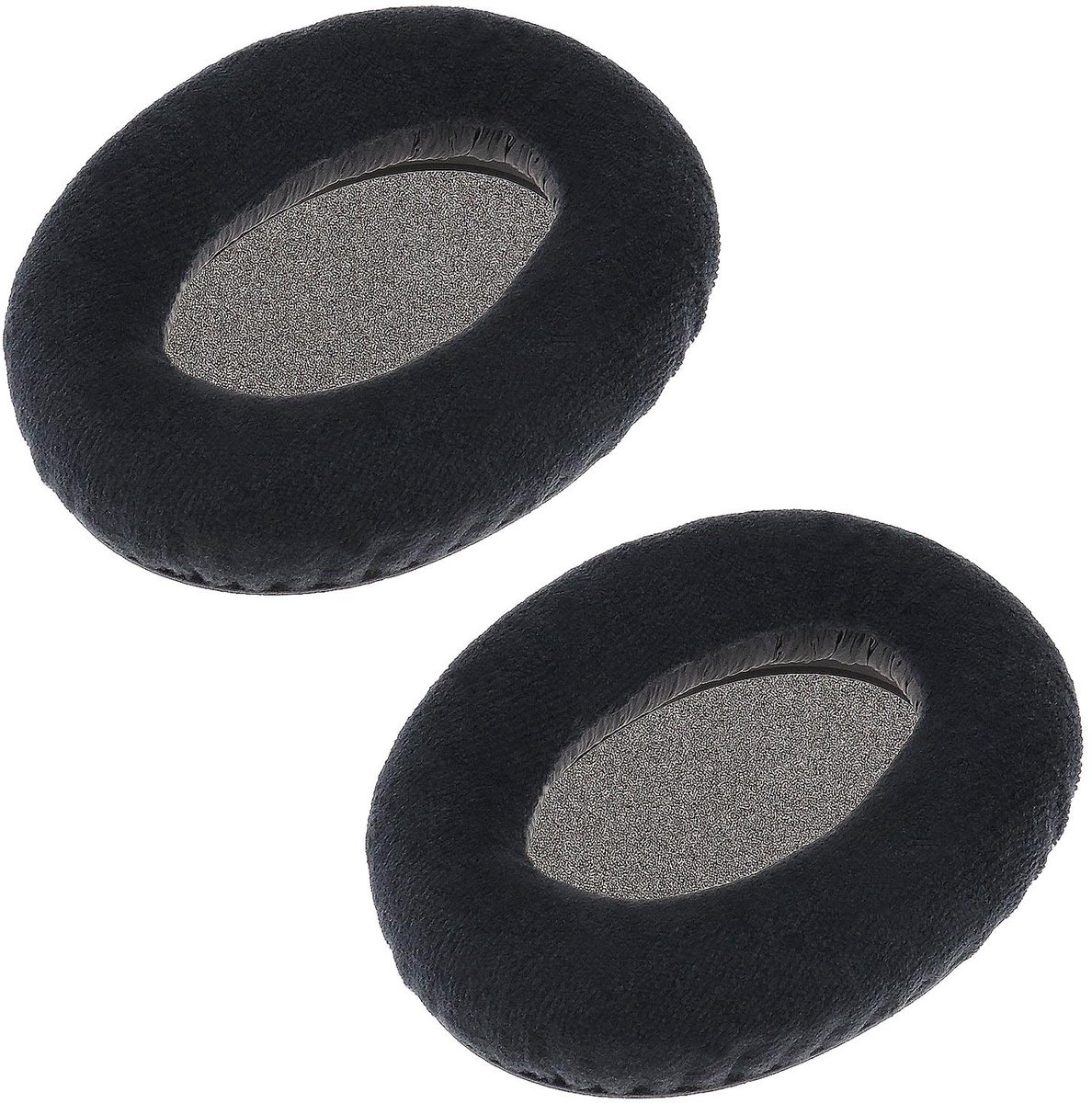 Dailygoody - Oorkussens - Vervangende Oorkussens - Comfortabel - Zwart - Velours - Geschikt voor Sennheiser HD545 HD565 HD580 HD600 HD650 HD265 - Zwart