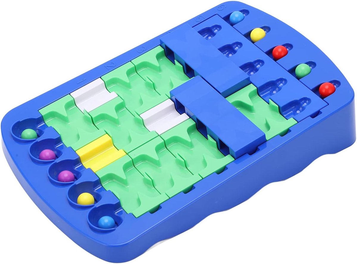 Doolhof Puzzel Bord - Bal Spel - Cognitieve Ontwikkeling - 60 Uitdagingsniveaus - 31 x 7 cm