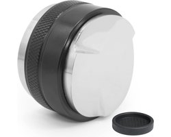 Koffie Distributeur Tamper - Niveleer Tool - Espresso Bereiden - Dubbelzijdig Ontwerp - 53mm - Zwart