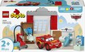 LEGO Duplo Disney en Pixar Cars McQueens Bezoek aan Docs Garage: rode Lightning McQueen, garage, doktersspullen.