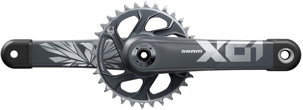 Sram X01 Eagle Dub Crankset Lunargrey - UNI