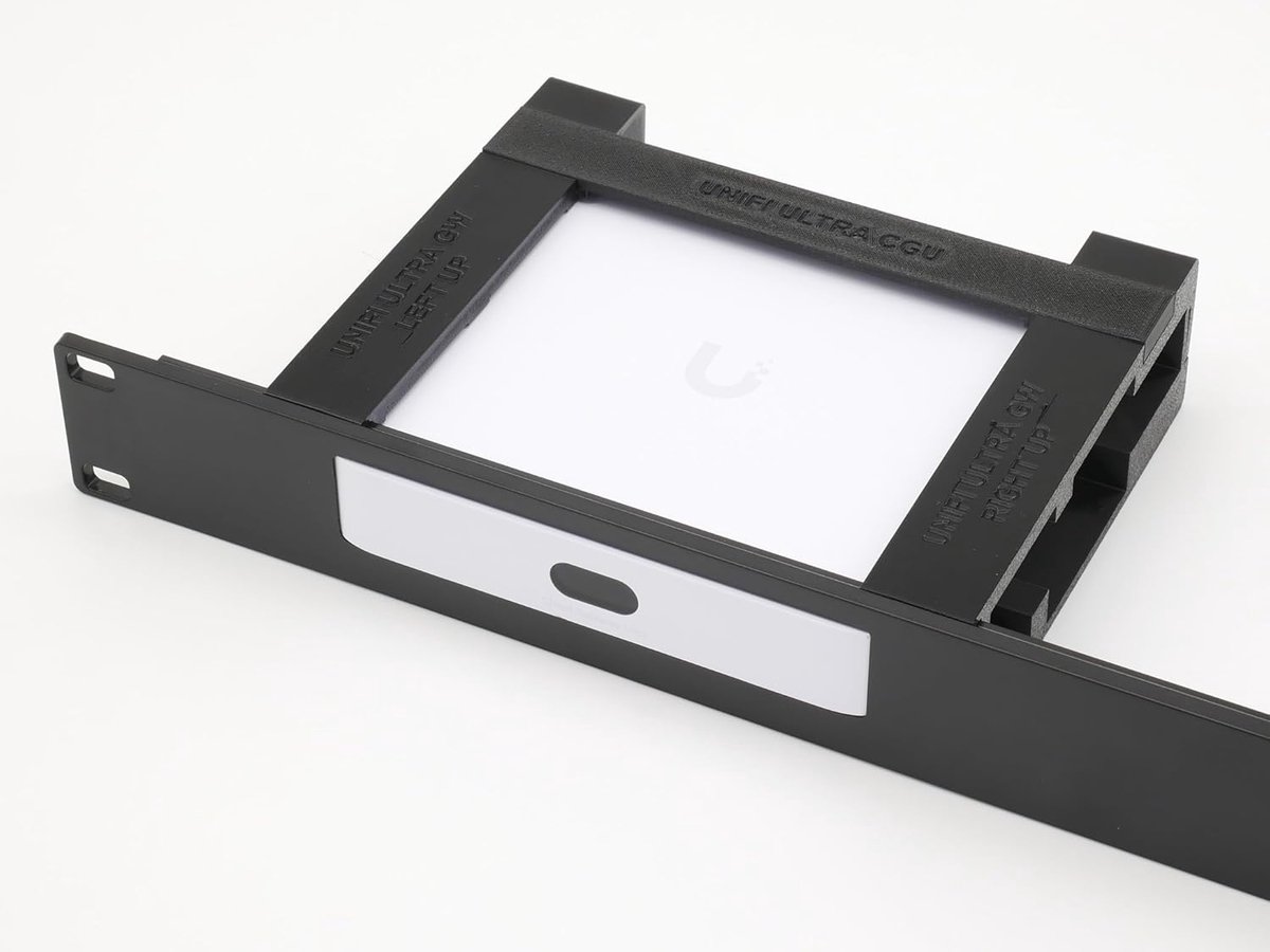 Rackmontage Kit - Server Bevestiging - Netwerk Apparaten - Precisie Pasvorm - 19 Inch 1U - Zwart