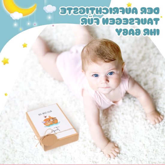 Baptism Gift voor Meisjes - Geldcadeaus in Gift Box met Testbuis en Houten Ark - Doop, Geboorte en Cadeaukaart Zaden — afbeelding 2