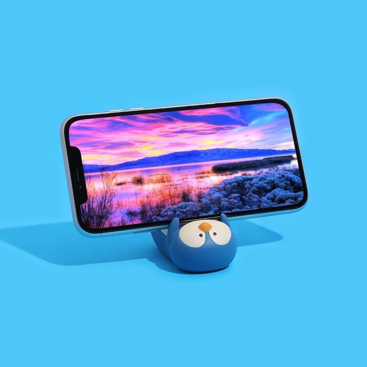 Schattige Mini Dieren Telefoonhouder van Hars, Kawaii Home Decor voor Kamer, Perfect voor Desk en Tafel