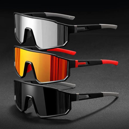 Unisex Fietsbril - Gepolariseerde Sportzonnebril - UV400-bescherming - High-Definition & Antislip - Geschikt voor mountainbiken, hardlopen, fietsen en andere sporten - groente van Unisex. — afbeelding 2