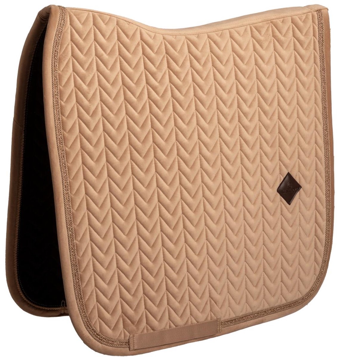 Kentucky Horsewear - Zadeldoek velvet mini Pearls dressuur beige