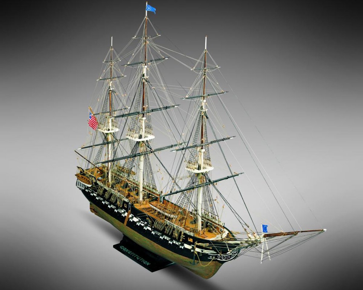 Mamoli MV31 USS Constitution houten scheepsmodel schaal 1:93 DIY