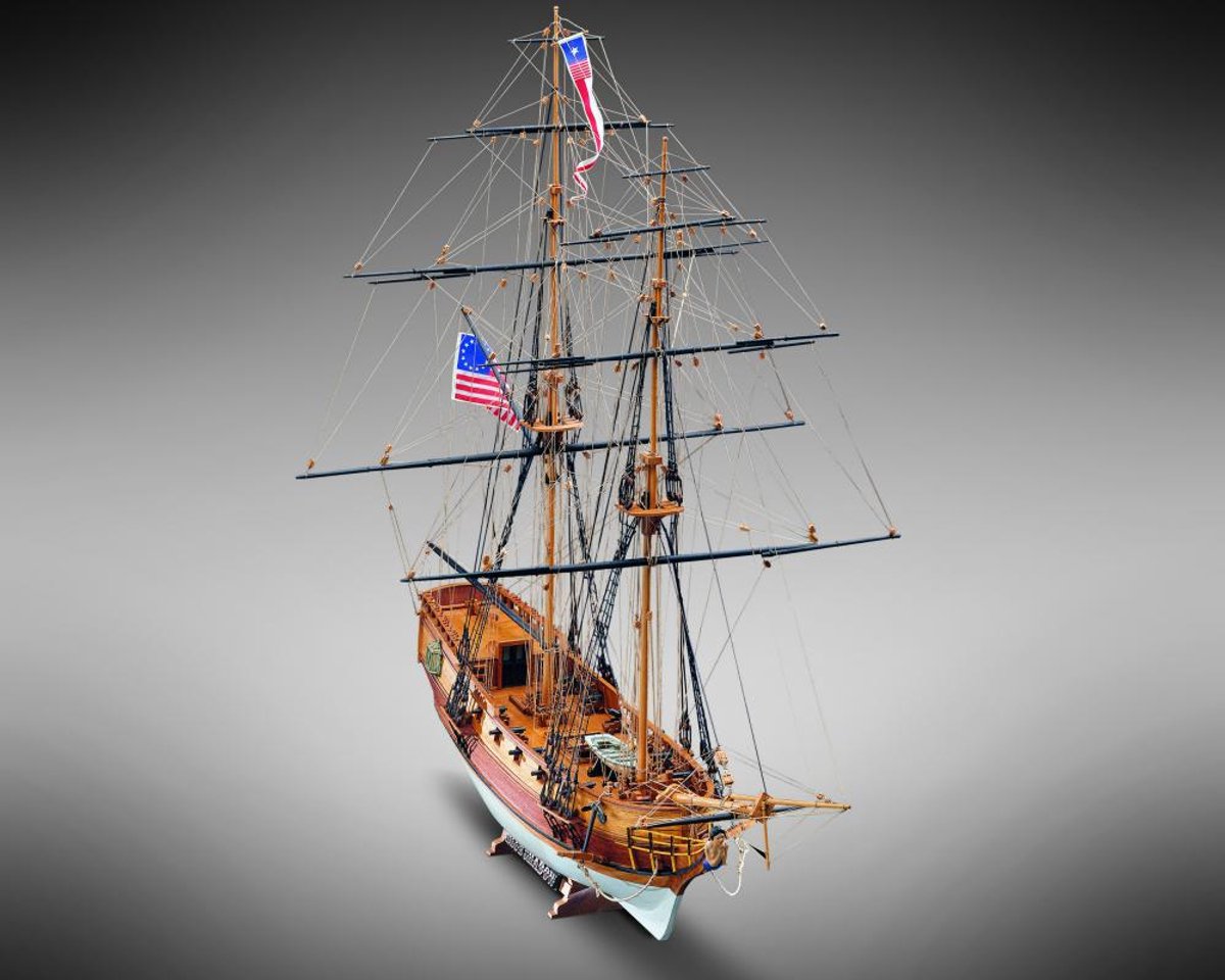 Mamoli MV22 Blue Shadow houten scheepsmodel schaal 1:64 DIY