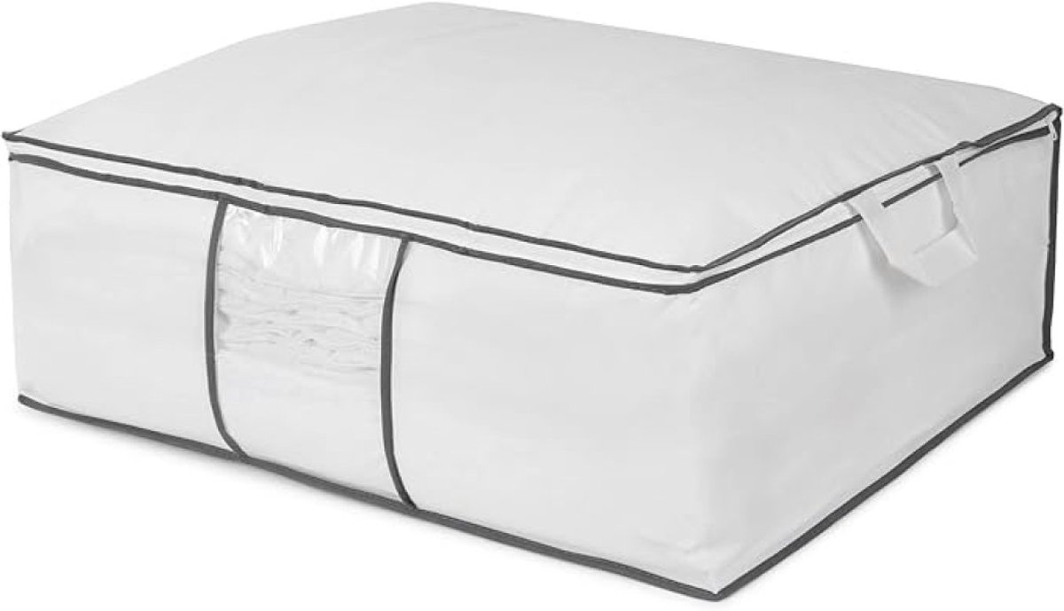 Opvouwbare Opbergtas met Rits - Stof- en Waterdicht - Wit