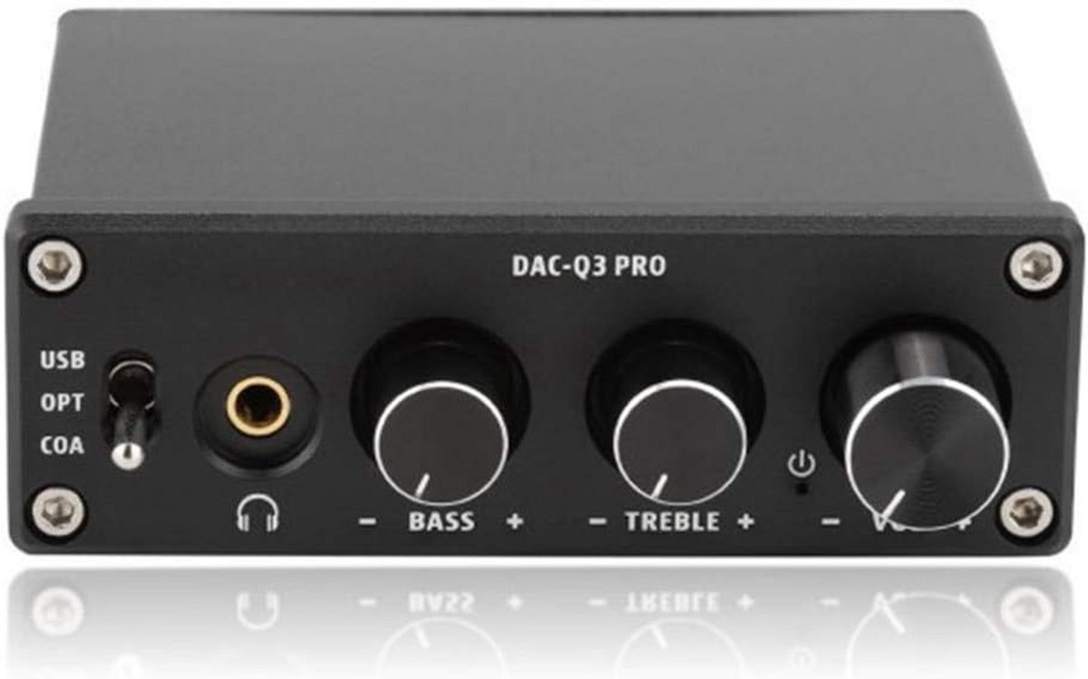 Digitale Audioversterker met DAC Decoder - Optisch en Coaxiaal - 3.5mm Uitgang