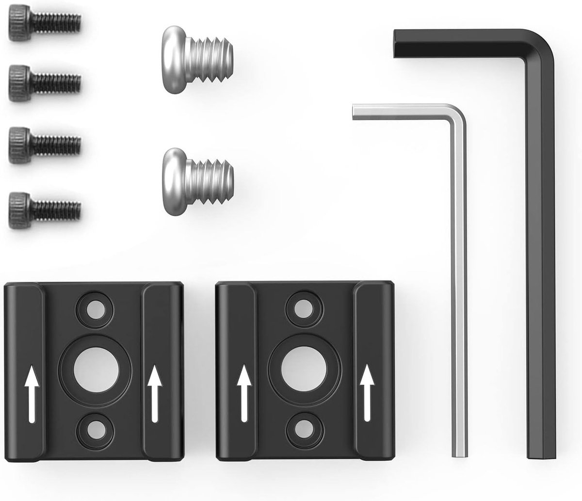 Koude Schoen Bevestiging voor LED Flitser - 2 Stuks, Ideaal voor Fotografie en Videoproductie