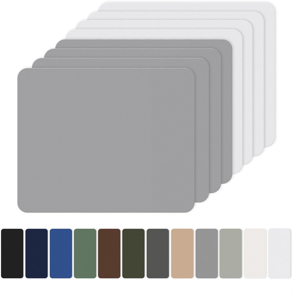 Waterdichte Nylon Reparatie Patches 20x15cm - 8 Stuks voor Tenten, Jassen en Slaapzakken