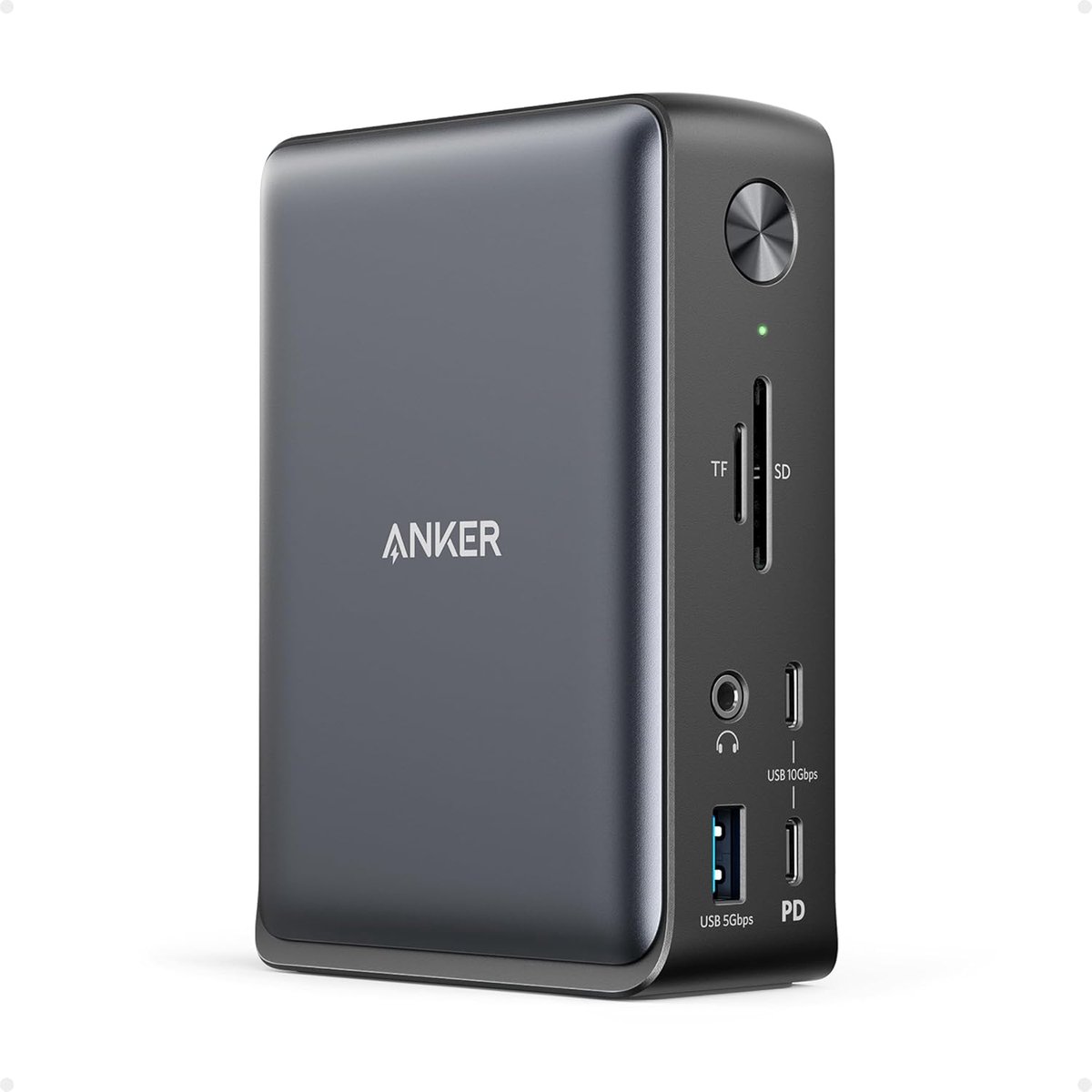 USB-C Docking Station - Laptop Hub - Productiviteit Vergroten - 13 Poorten Uitbreiding - Compact Ontwerp - Zwart