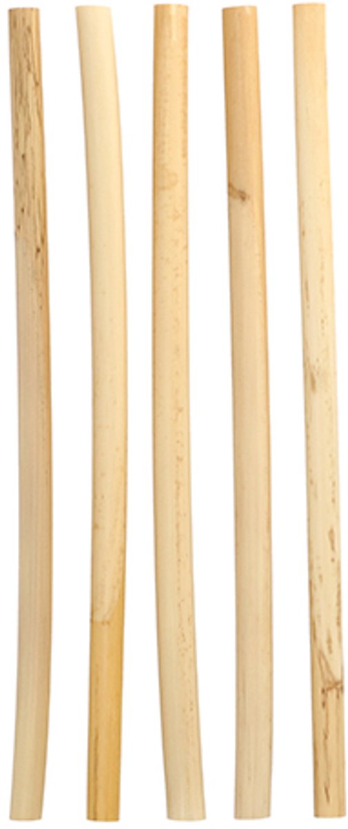 10x 50 Drinkrietjes riet pure Ø 10 mm · 25 cm