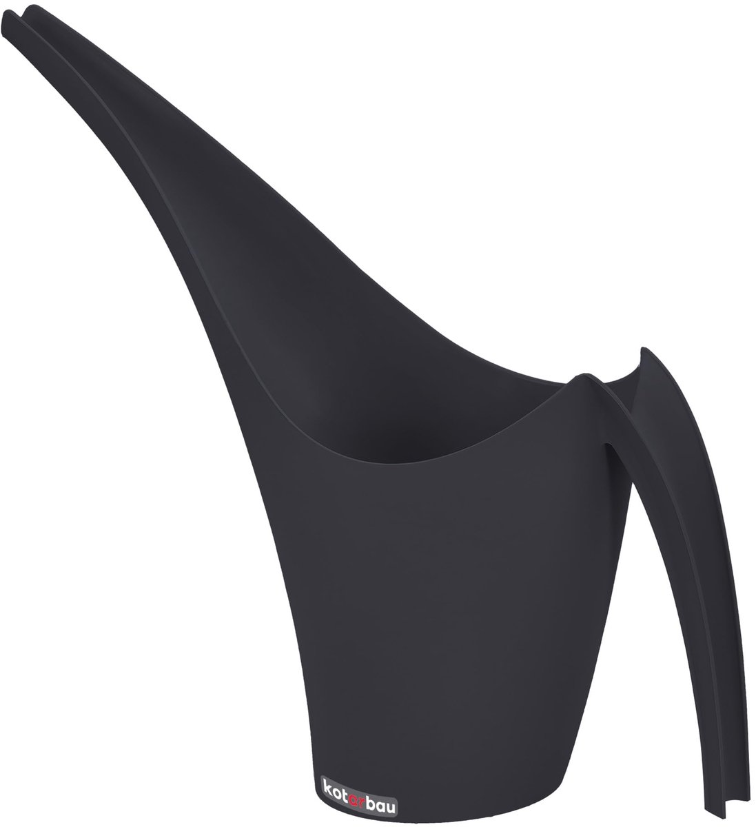 KOTARBAU® Plantengieter, Gieter, Kunststof, 1.5 L, Antraciet, Bloemengieter, Kamerplanten Gieter, met Lange Tuit, Design Modern, voor Huis en Balkon