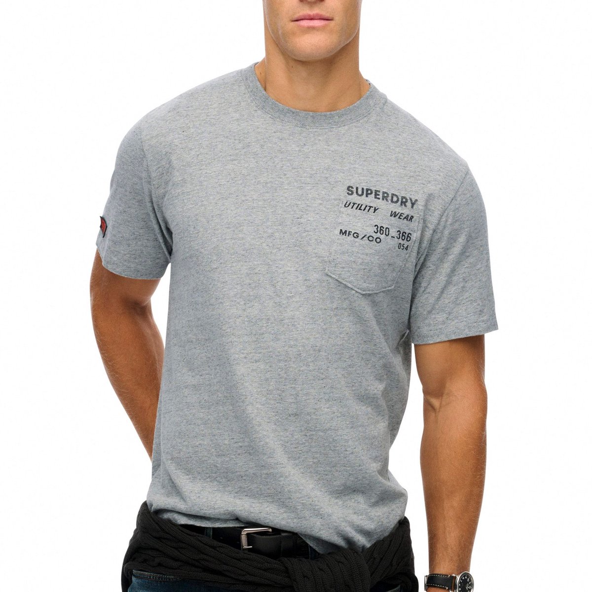 Superdry Utility Shirt Heren Grijs