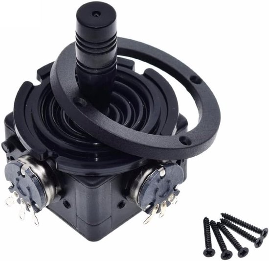 Joystick Controller - 2-Axis Bediening - Precisie Besturing - Traploze Regelbaarheid - 10K Ohm - Zwart — afbeelding 2