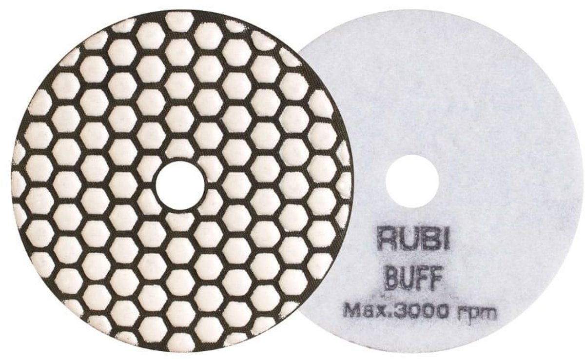 Rubi Serie - Polijstschijf - 100mm - Hoogglans - Drooggebruik
