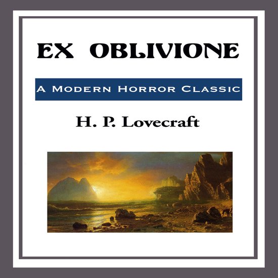 Ex Oblivione - cover