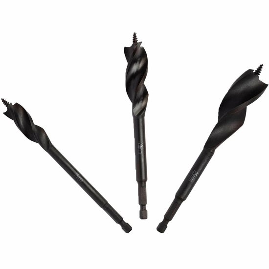 DeWALT DT90237 Speedboor tri flute EXTREME™™ 3-delige set 152mm (16,20,25mm)
