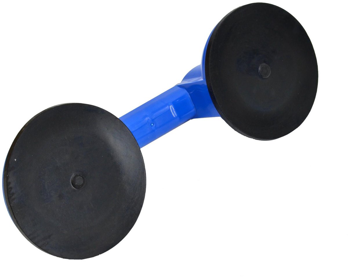 Awtools AW29421 - Dubbele Zuignap Voor Glas - 80 kg - ABS Behuizing - Ergonomische Handgreep