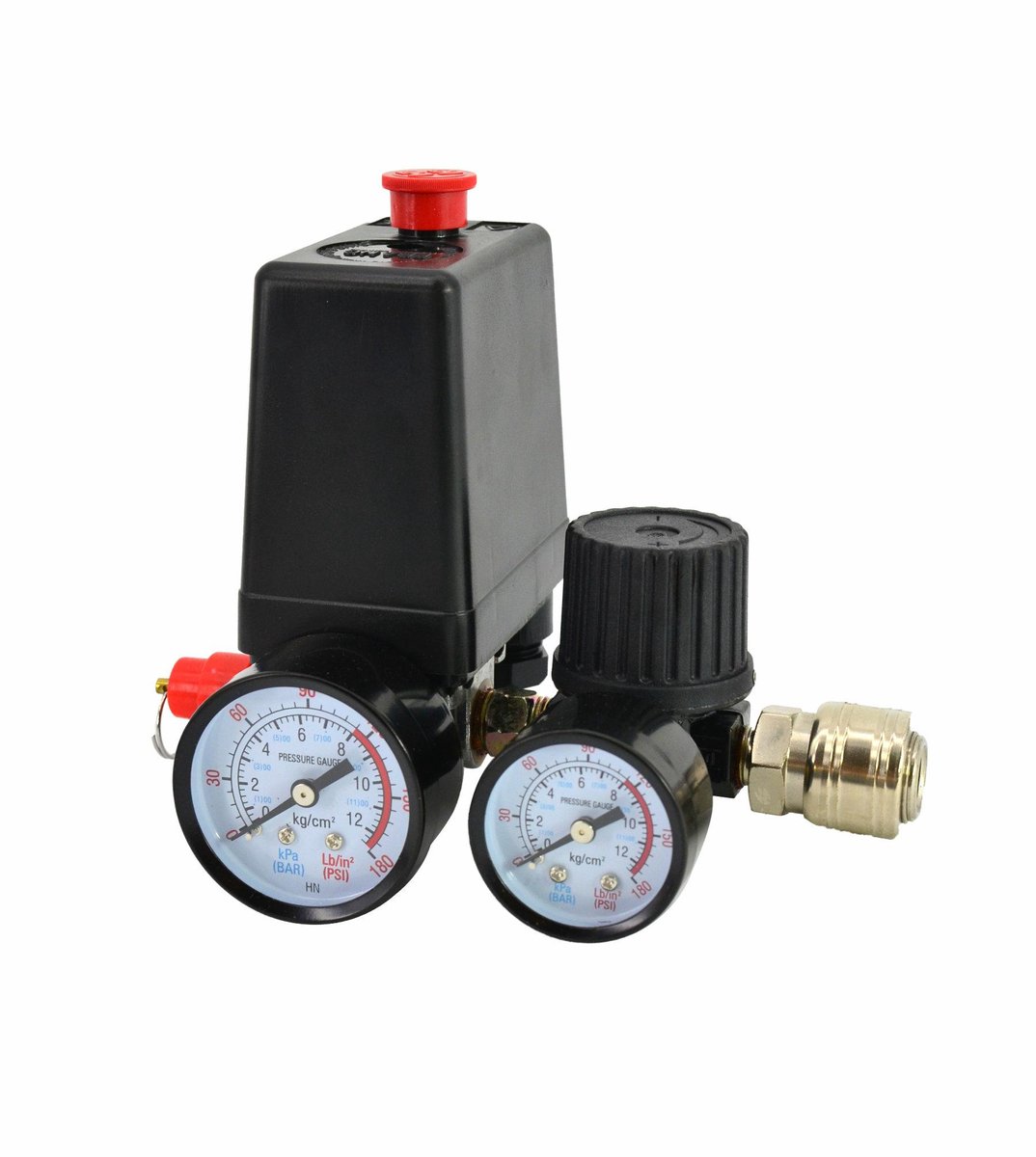 Awtools AW10205 - Drukschakelaar voor Compressor - 230V - 1 Ingang - 1/4"