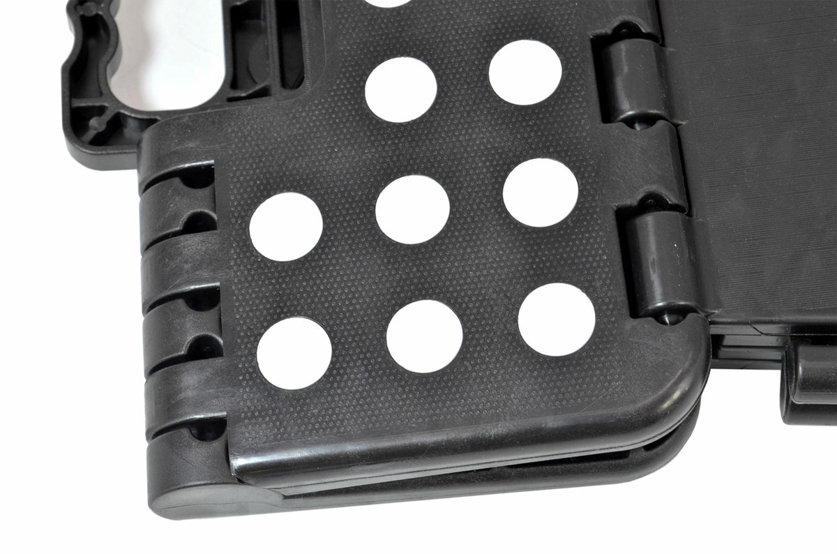 AWTOOLS L Serie - Opvouwbare Kruk - 150kg Draagkracht - Antislip - Compact Zwart;Grijs